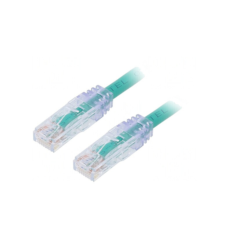 Patch Cord Verde TX6 PLUS U/UTP 3m LSZH 24AWG | Electronic-mag.ro | Componente Electronice