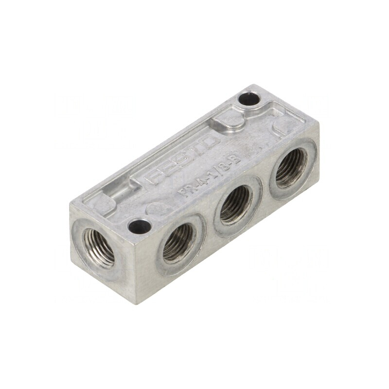Bloc Ramificator 0-16bar Aluminiu 1 Intrare 3 Iesiri | Electronic-mag.ro | Componente Electronice