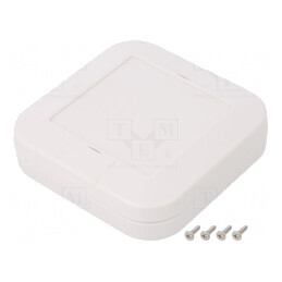 Carcasă Universală Gri Deschis WP ASA 100x100x25mm | Electronic-mag.ro | Componente Electronice