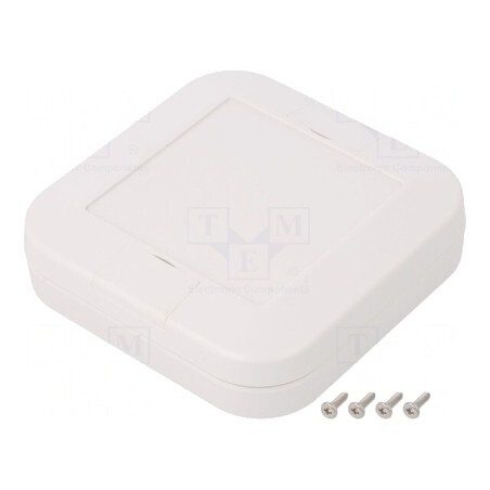 Carcasă Universală Gri Deschis WP ASA 100x100x25mm | Electronic-mag.ro | Componente Electronice
