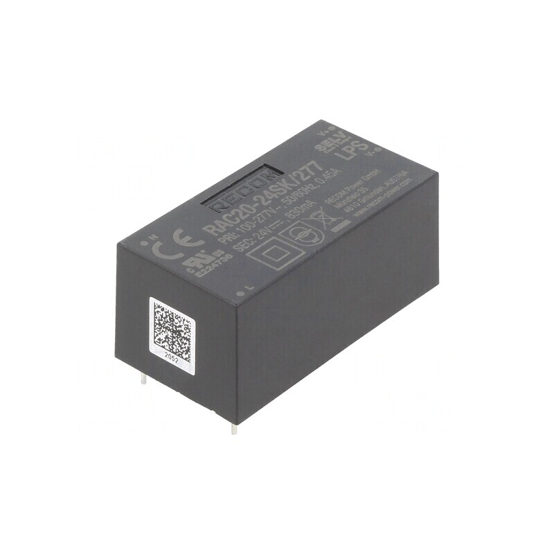 Convertor AC/DC 20W 24VDC | Electronic-mag.ro | Componente Electronice