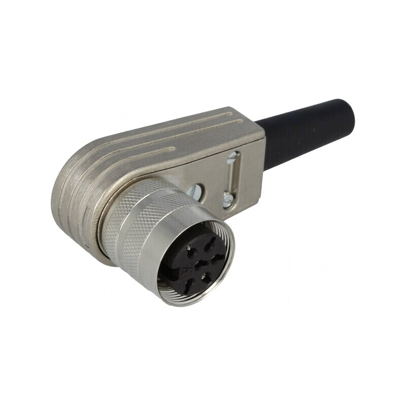 Conector M16 Mufă Mamă 6 PIN Lipire pe Cablu 5A 300V IP40 | Electronic-mag.ro | Componente Electronice