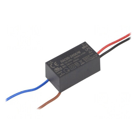 Convertor AC/DC 20W 24VDC RAC20-24SK/W | Electronic-mag.ro | Componente Electronice