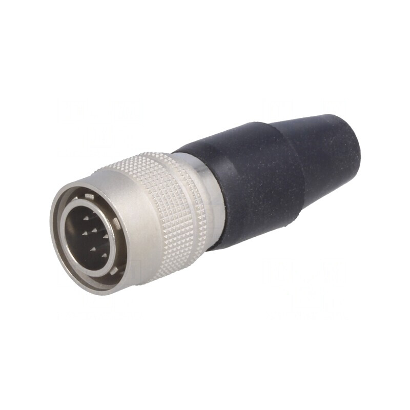 Conector circular HR10 push-pull mufă 2A argintat pentru lipire | Electronic-mag.ro | Componente Electronice
