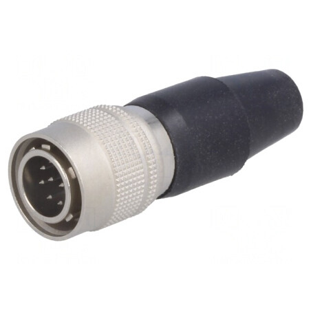 Conector circular HR10 push-pull mufă 2A argintat pentru lipire | Electronic-mag.ro | Componente Electronice