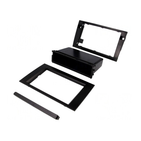 Cadru radio 2 DIN negru pentru Audi și Seat | Electronic-mag.ro | Componente Electronice