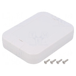 Carcasă Universală Gri Deschis 75x100x22mm WP8-10-2G | Electronic-mag.ro | Componente Electronice