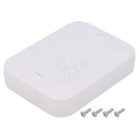 Carcasă Universală Gri Deschis 75x100x22mm WP8-10-2G | Electronic-mag.ro | Componente Electronice
