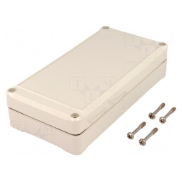 Carcasă Universală ABS Gri 80x160x37mm EUROMAS II | Electronic-mag.ro | Componente Electronice