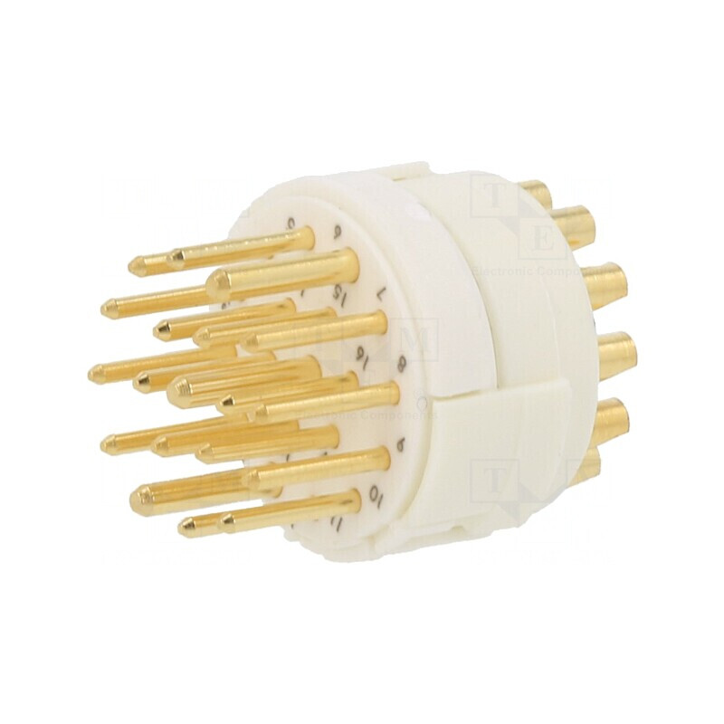 Conector M23 Tată 19-PIN Lipire | Electronic-mag.ro | Componente Electronice