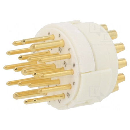Conector M23 Tată 19-PIN Lipire | Electronic-mag.ro | Componente Electronice