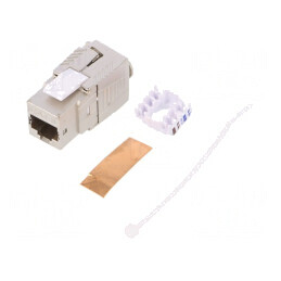 Soclu RJ45 Cat 8.1 Ecranat Keystone 8P8C IDC | Electronic-mag.ro | Componente Electronice