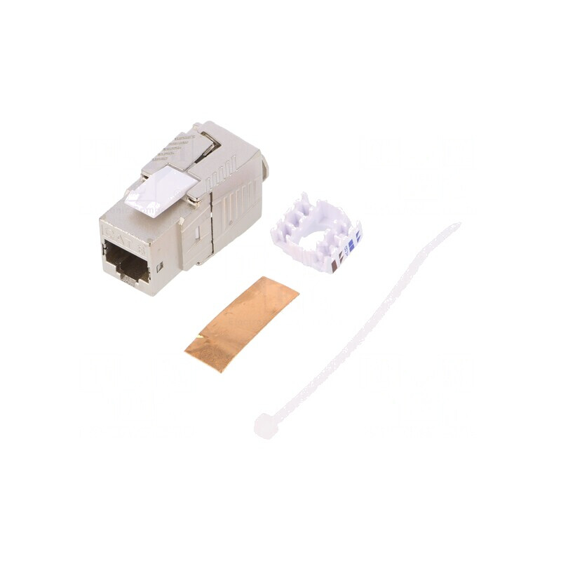 Soclu RJ45 Cat 8.1 Ecranat Keystone 8P8C IDC | Electronic-mag.ro | Componente Electronice