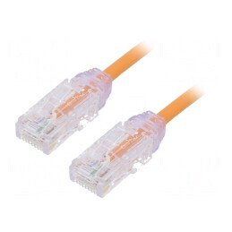 Patch cord UTP Cat6 LSZH Portocaliu 3m | Electronic-mag.ro | Componente Electronice
