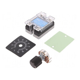 Releu Semiconductor 25A 1-Fazat 24-280VAC | Electronic-mag.ro | Componente Electronice