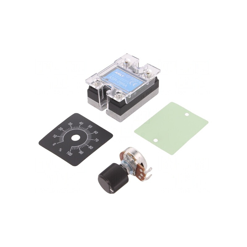 Releu Semiconductor 25A 1-Fazat 24-280VAC | Electronic-mag.ro | Componente Electronice