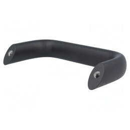 Manetă Aluminiu Neagră 48mm x 125mm x 20mm | Electronic-mag.ro | Componente Electronice