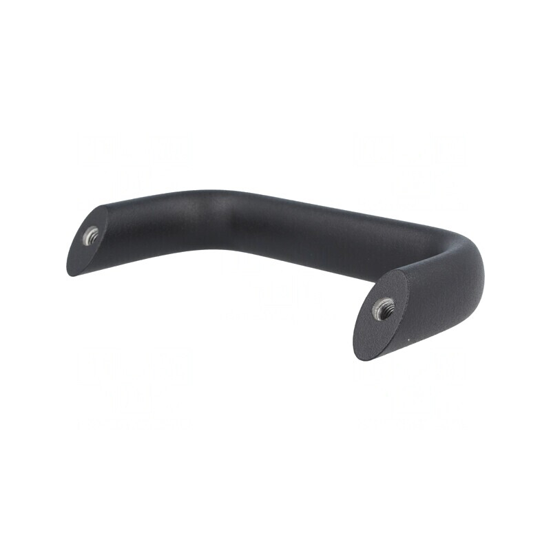 Manetă Aluminiu Neagră 48mm x 125mm x 20mm | Electronic-mag.ro | Componente Electronice