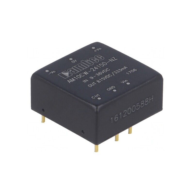 Convertor DC/DC 10W 9-36V la 15V/-15V | Electronic-mag.ro | Componente Electronice