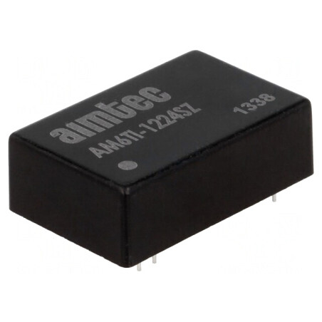 Convertor DC/DC 6W 9-18V la 24V 250mA DIP24 AM6TI-1224SZ | Electronic-mag.ro | Componente Electronice