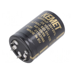 Condensator electrolitic SNAP-IN 82000uF 25VDC 40x60mm ALF80G823EH025 | Electronic-mag.ro | Componente Electronice
