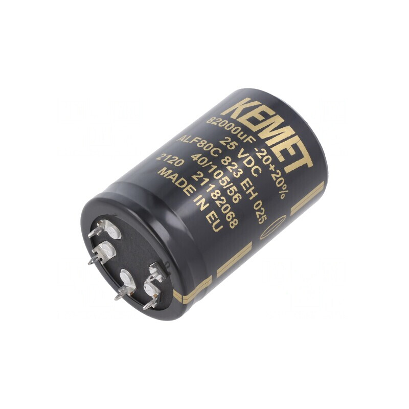Condensator electrolitic SNAP-IN 82000uF 25VDC 40x60mm ALF80G823EH025 | Electronic-mag.ro | Componente Electronice
