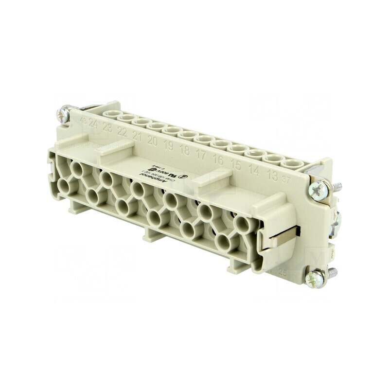 Conector HDC Inserturi Contact Mamă 24 PIN 24 PE | Electronic-mag.ro | Componente Electronice