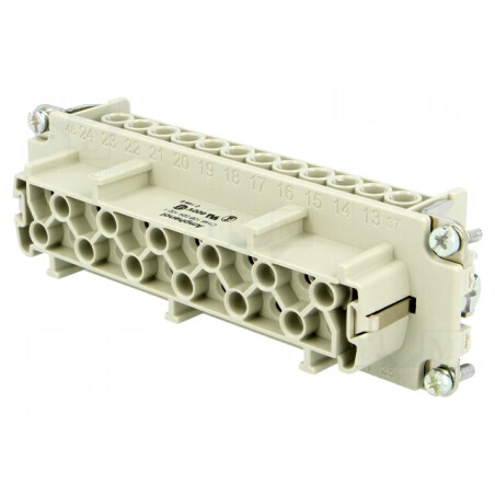 Conector HDC Inserturi Contact Mamă 24 PIN 24 PE | Electronic-mag.ro | Componente Electronice