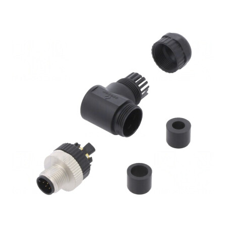 Mufă M12 8 Pin tată pe cablu 30V DeviceNet/CANopen | Electronic-mag.ro | Componente Electronice
