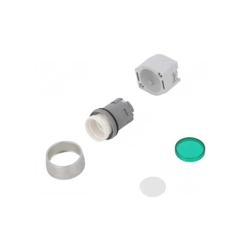 Comutator apăsare 22mm verde | Electronic-mag.ro | Componente Electronice