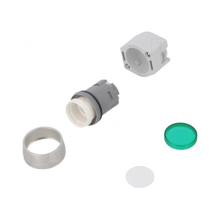 Comutator apăsare 22mm verde | Electronic-mag.ro | Componente Electronice