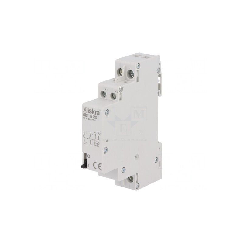 Releu bistabil de impulsuri NO 16A IP20 | Electronic-mag.ro | Componente Electronice