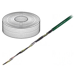 Cablu de Control PVC Verde 7G2,5mm2 Chainflex CF5 | Electronic-mag.ro | Componente Electronice