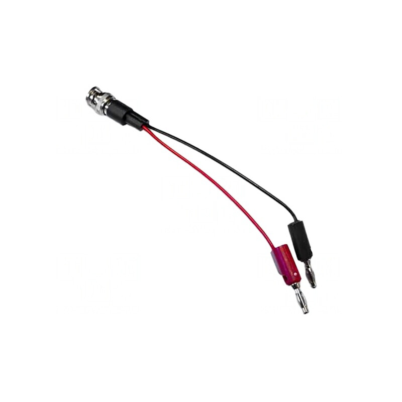 Cablu de măsurare BNC la mufă banană 4mm, 300V | Electronic-mag.ro | Componente Electronice