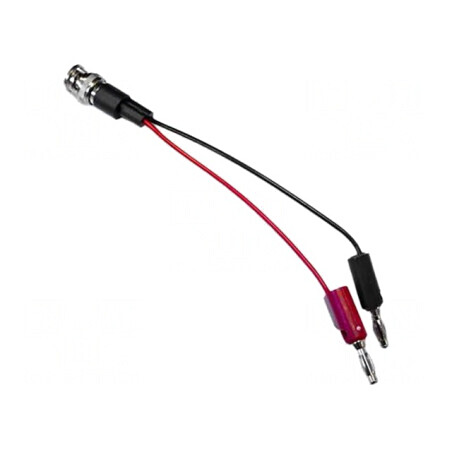 Cablu de măsurare BNC la mufă banană 4mm, 300V | Electronic-mag.ro | Componente Electronice