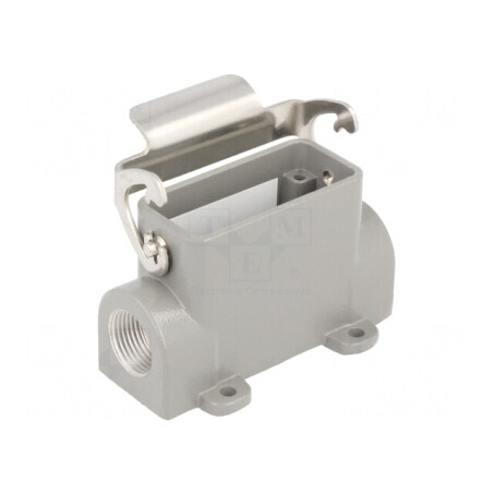 Carcasă pentru conectori HDC 10A cu clichet metal | Electronic-mag.ro | Componente Electronice