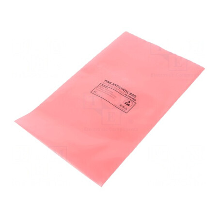 Pungă de Protecție ESD 254x152mm 100buc Roz | Electronic-mag.ro | Componente Electronice