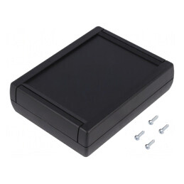 Carcasă universală 100x130x34mm neagră ABS TEKMAR | Electronic-mag.ro | Componente Electronice