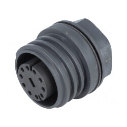 Conector Circular Soclu Mamă 10 PIN Alamă | Electronic-mag.ro | Componente Electronice
