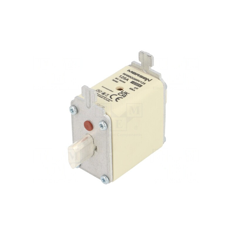Siguranță NH00 gG 125A 690VAC 250VDC | Electronic-mag.ro | Componente Electronice