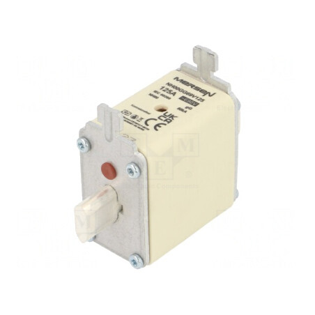 Siguranță NH00 gG 125A 690VAC 250VDC | Electronic-mag.ro | Componente Electronice