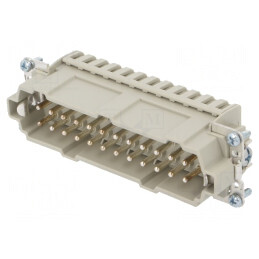 Conector HDC Inserturi Contact Tată 24PIN 10A | Electronic-mag.ro | Componente Electronice