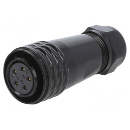 Mufă SA20 Mamă 5 PIN IP67 10A 500V pentru Cablu | Electronic-mag.ro | Componente Electronice