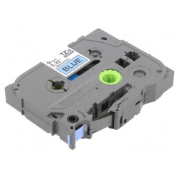Bandă Albastră 9mm x 8m cu Caracter Negru TZE-521 | Electronic-mag.ro | Componente Electronice
