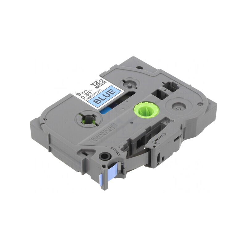 Bandă Albastră 9mm x 8m cu Caracter Negru TZE-521 | Electronic-mag.ro | Componente Electronice
