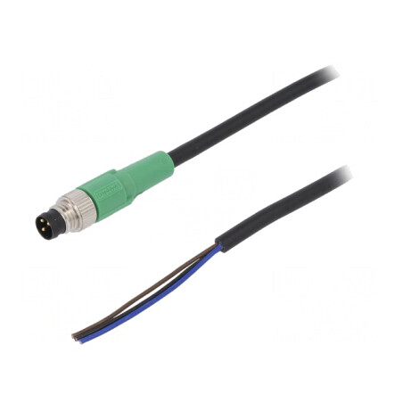 Cablu de Conectare M8 3 PIN Drept 10m 250VAC 4A PVC | Electronic-mag.ro | Componente Electronice