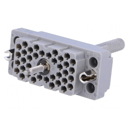 Conector Dreptunghiular Hermaprodit Policarbonat | Electronic-mag.ro | Componente Electronice