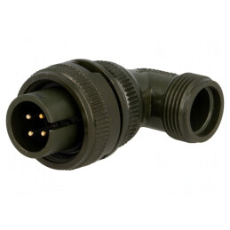 Conector circular aluminiu 14S MS/DS | Electronic-mag.ro | Componente Electronice