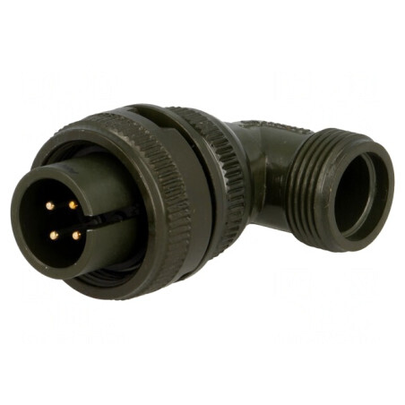 Conector circular aluminiu 14S MS/DS | Electronic-mag.ro | Componente Electronice