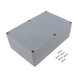 Carcasă universală ABS gri deschis IP68 146x222x75mm | Electronic-mag.ro | Componente Electronice